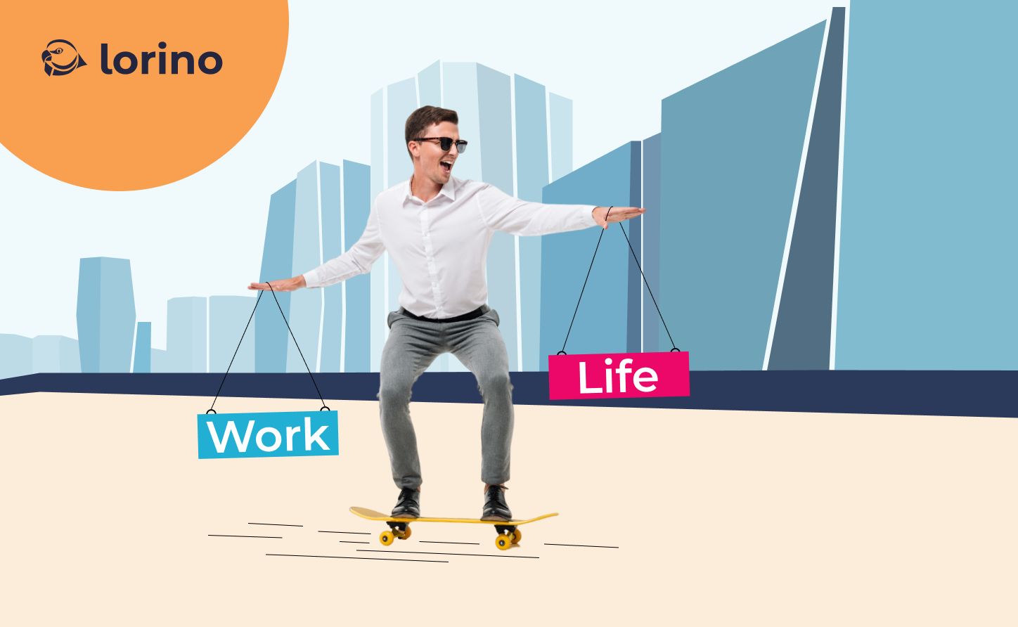 employee trying to balance work and life